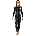 Cressi Ladies' Full Front Zip Wetsuit for Swimming, Snorkeling, Scuba Diving - Lido Long: Designed in Italy