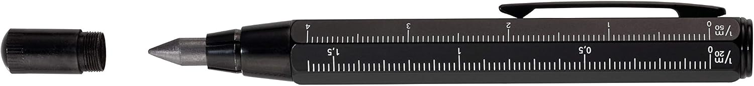 Troika "Zimmermann 5,6" Carpenter's Mechanical Pencil with Ruler and Integrated Sharpener - Black - Image 4