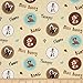 Disney Bambi Happy Together Character Badges Cream Fabric By The Yard