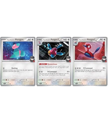 Amazon.com: Pokemon - Porygon-Z 214/182 - Paradox Rift - Illustration Rare 