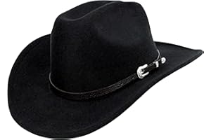 QFE Western Cowboy Hat for Men Women Classic Cowgirl with Buckle Belt Fedora Sombrero Vaquero para Hombre Accessories