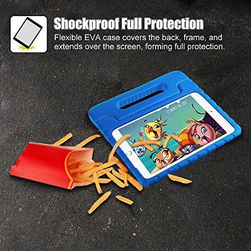 Fintie iPad Pro 10.5 Case - Kiddie Series Light Weight Shock Proof Convertible Handle Stand Bumper Cover [Kids Friendly] for Apple iPad Pro 10.5 Inch 2017 Release Tablet, Blue