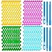 Duufin 36 Pcs Wave Hair Curler Rollers 50 Centimeters Heatless Water Ripple Curlers Magic Hair Rollers DIY Hair Style Tools Set for Women and Girls (Bonus: 2 Pcs Hooks)