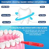 ZTMY 50Pcs Interdental Brushes 3 Sizes Color Set Teeth Cleaning Tool view 7
