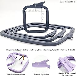 Nurge Anthracite 4 Pcs Set Plastic Square