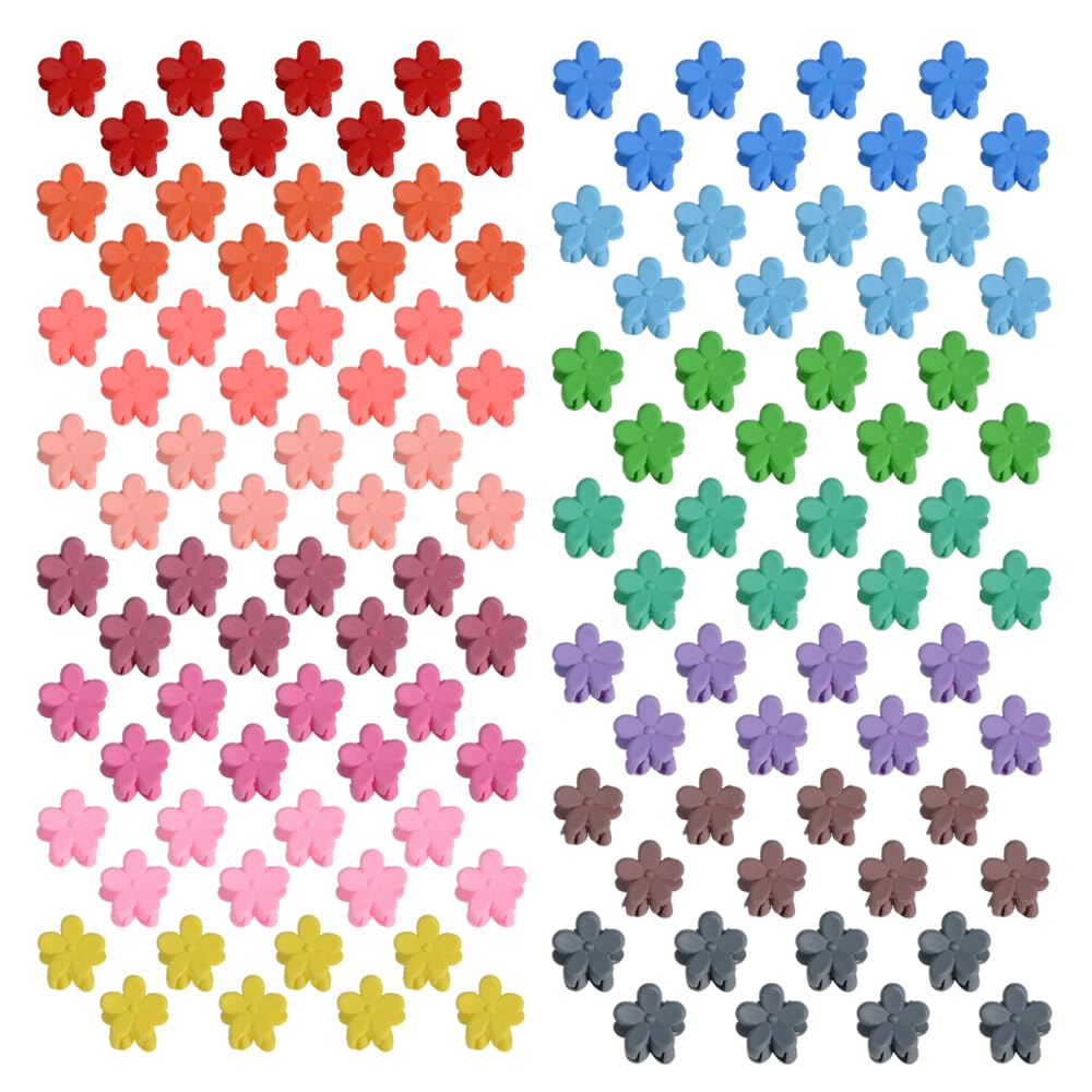 Photo 1 of ** does not come with all 50 **
Mini Flower Hair Clip Flower Clips,Colorful Mini Hair Claw,for Women, Girls,Baby, Toddler Bangs Strong Grip Small Tiny Rainbow Hair Clips (50, Matte Colors)