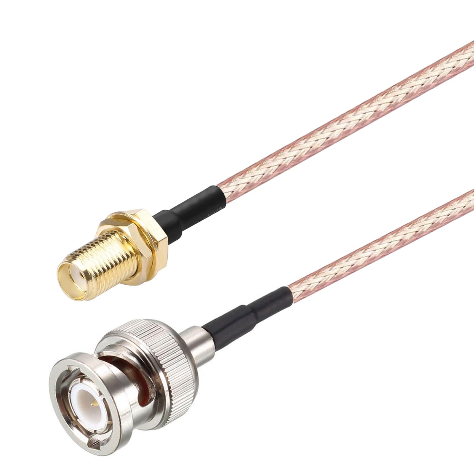 Oiyagai 2pcs SMA Female to BNC Male RF Coaxial Cable RG316 Coax Cable (50cm/19.6")