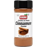 Badia Cinnamon Powder, 2 oz | Sweet and Aromatic Ground Cinnamon Spice, Warm Flavor with a Smooth Finish