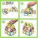 Pigflytech Magnetic Building Blocks with 46 pcs 3D Building tiles Construction Playboards - Magna Tiles Creativity beyond Imagination with Unique shapes