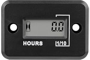 RileyFine RQ-HM006B Small Engine Timer Induction Timer for Lawn Mower Dirt Bike Motorcycle Marine Compressor Outboard Motor S