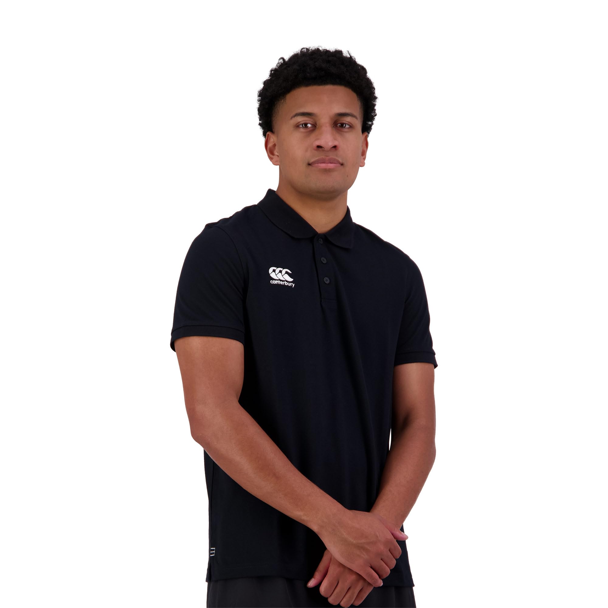 Canterbury of New Zealand Waimak Polo, Negro, 4XL