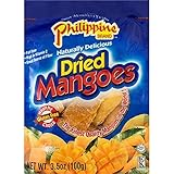 Phillippine Brand Naturally Delicious Dried Mangoes Tree Ripened Value Bag (3.5 oz - 15 Packs)