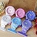 Top Plaza Women's Fashion Nurse Clip-on Fob Brooch Lapel Pocket Watch, Pack of 6