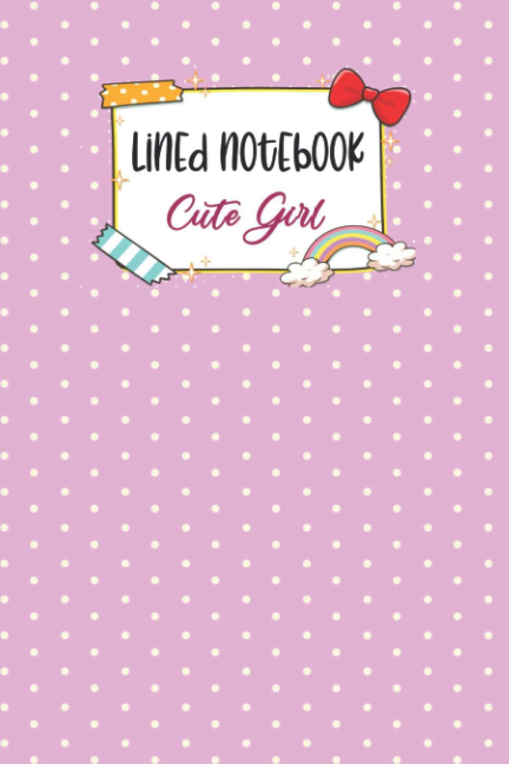 Cute Girl Lined Notebook
