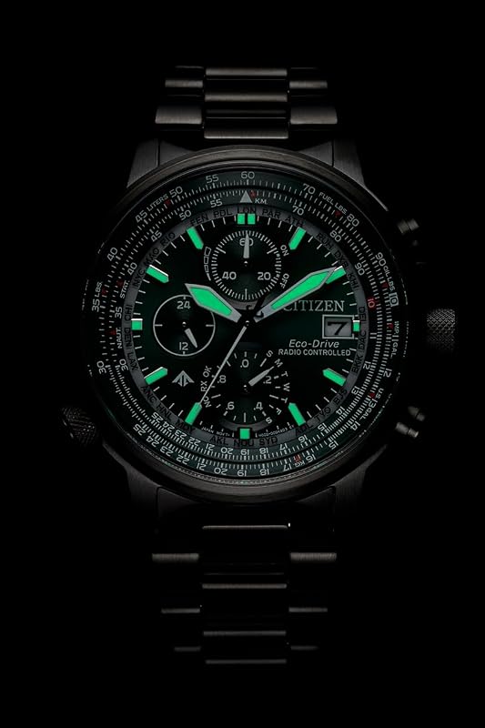 Promaster Sky Herrenuhr Edelstahl, Grün, 41 mm, AT8304-57W