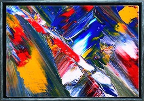 Startonight Luxury Framed Art Silver Color of Life III Dual View Surprise 27.56 Inch By 39.37 Inch Abstract Collection Wall Art