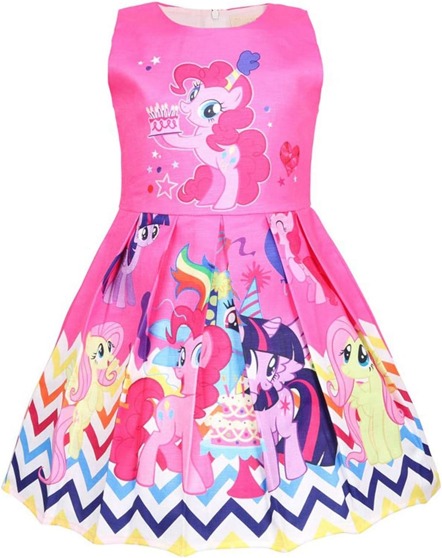 Girls Unicorn Birthday Party Dress Costumes Fancy Dress up