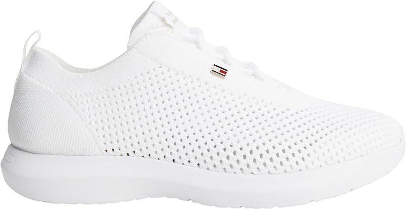 Femmes Th Knit Runner FW0FW09408 Low Top, Blanc, 6