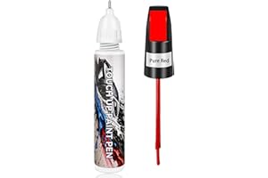 XDOTOAR Touch Up Paint for Cars, Pure Red Car Paint Scratch Repair, Auto Paint Repair Pen, Automotive Scratch Remover, Professional Seamless Coverage, Color Accurate, Long lasting Adhension, Fast Drying