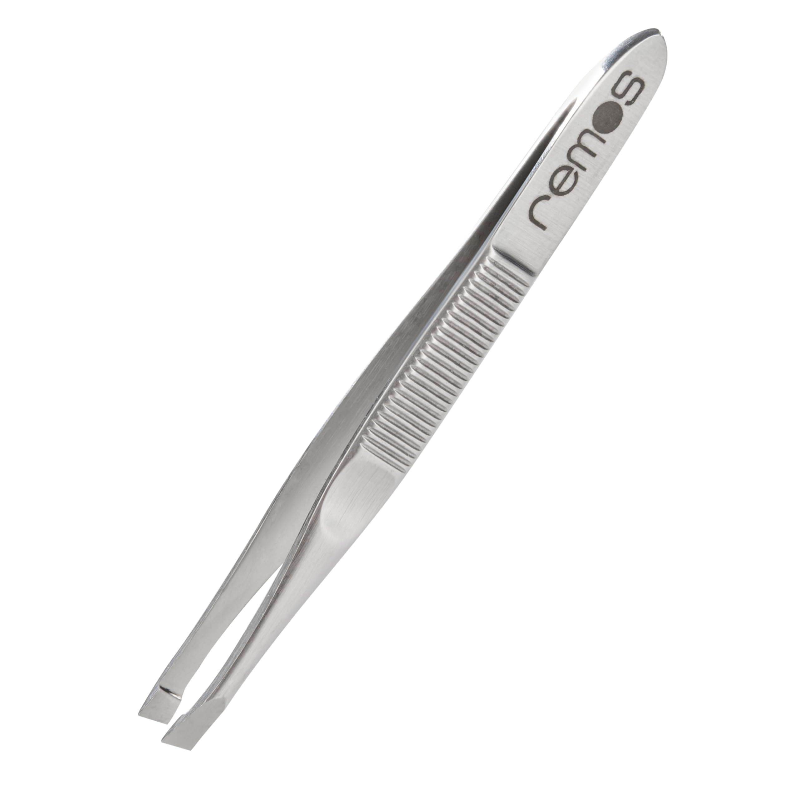REMOS Tweezers Made of Stainless Steel with Slanted tip - 8 cm
