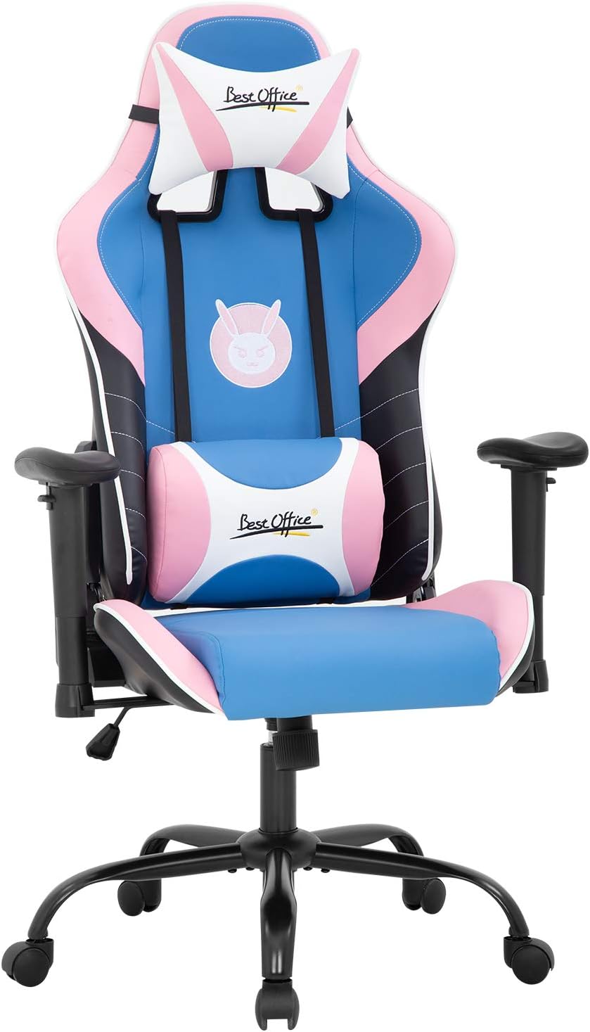 Office Racing Chair Gaming Pc Chair Chair Desk Leather Pu Ergonomic Task Chair Game Swivel Rolling Armrest 2d Headrest Adjustable Support Lumbar With Chair Computer E Sports Computer Gaming Chairs Cheap In High Office Racing Chair Gaming Pc Chair Chair Desk Leather Pu Ergonomic Task Chair Game Swivel Rolling Armrest 2d Headrest Adjustable Support Lumbar With Chair Computer E Sports Computer Gaming Chairs Cheap In High