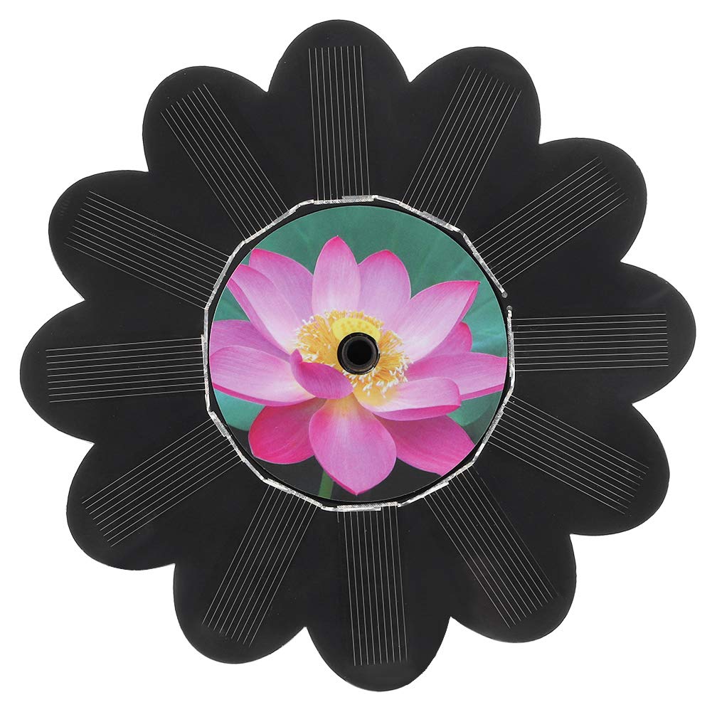 Solar Water Pump KIT, 6V 1.4W brushless Motor Solar Fountain Solar Fountain Pump for Garden Landscape Decoration Solar Fountain Outdoor Fountain for Small Pond