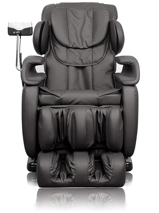 Ideal Massage Full Featured Shiatsu Chair With Built In Heat Zero Gravity Positioning Deep Tissue Massage Black