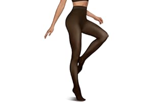 Vertvie Fleece Lined Tights for Women Thermal Pantyhose Fake Translucent Winter Warm Tights High Waisted Thick Leggings