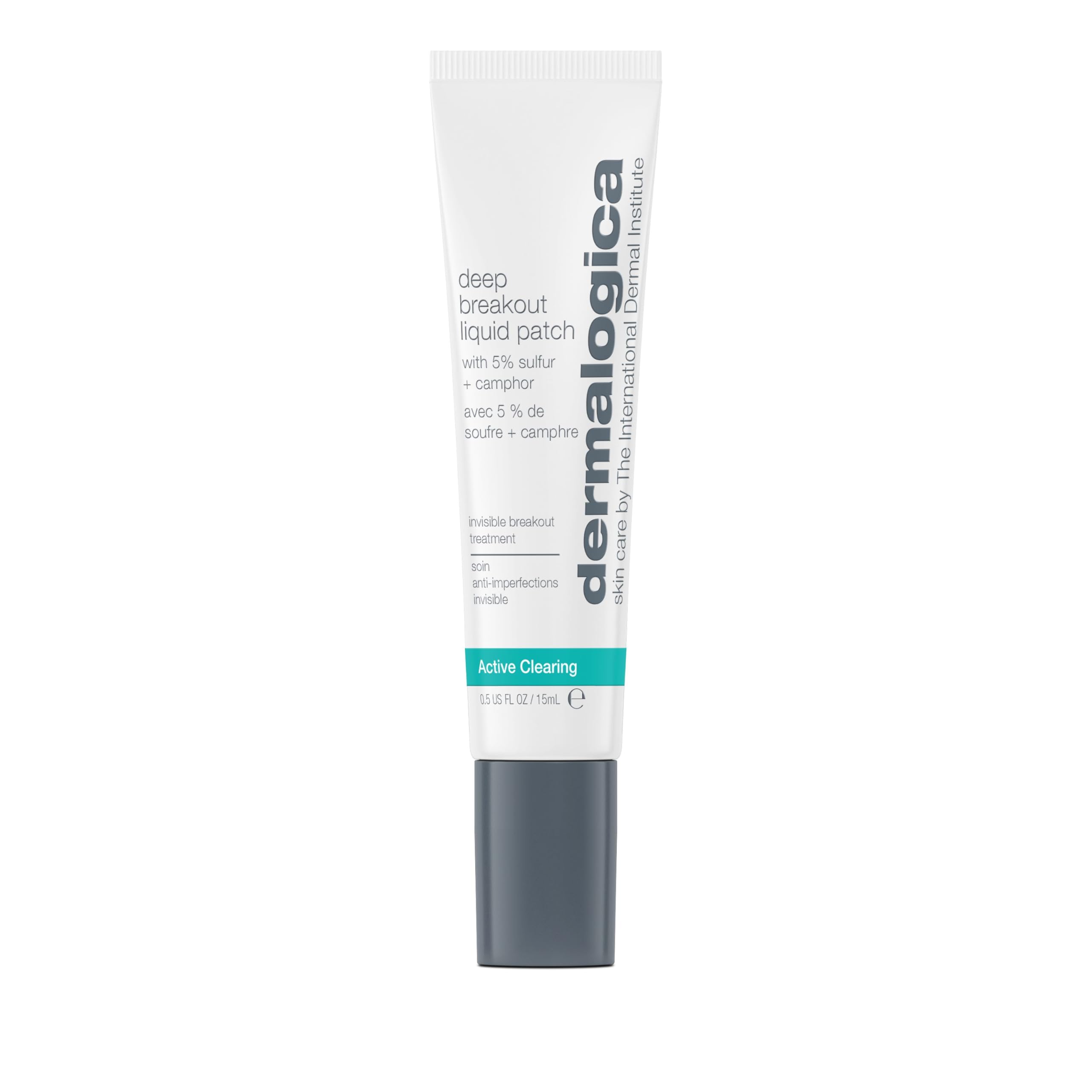 Dermalogica Deep Breakout Liquid Patch - Active Cleaning Invisible Breakout Treatment for Clear, Smooth, Spots-free Skin, Transforms from Liquid to Patch, for All Skin Types, 15ml