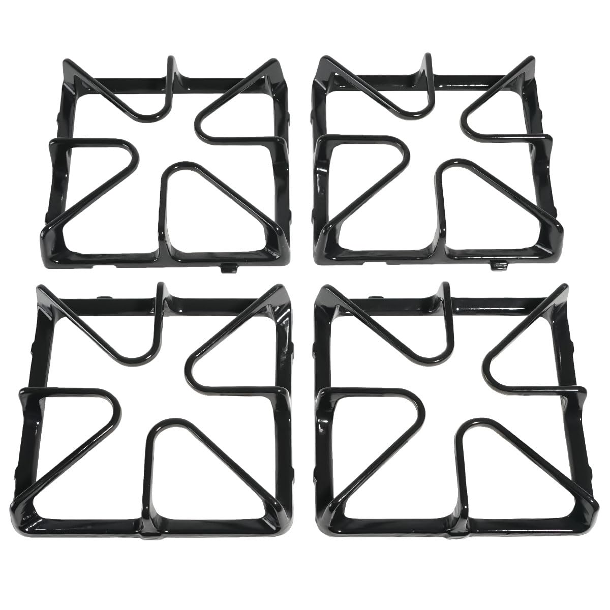 Photo 1 of Premium WB31K10034 Gas Range Surface Burner Grates Replacement Parts For GE Stove Parts General Electric Cooktop Parts Cast Iron Gas Stove Rack, Top Burner Rack Sets 4-Pack