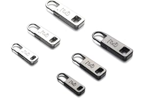 Zpsolution Zipper Pull Replacement - 3 Size More Suitable for Different Zippers - Easy Use for Broken and Missing Zipper Pulls