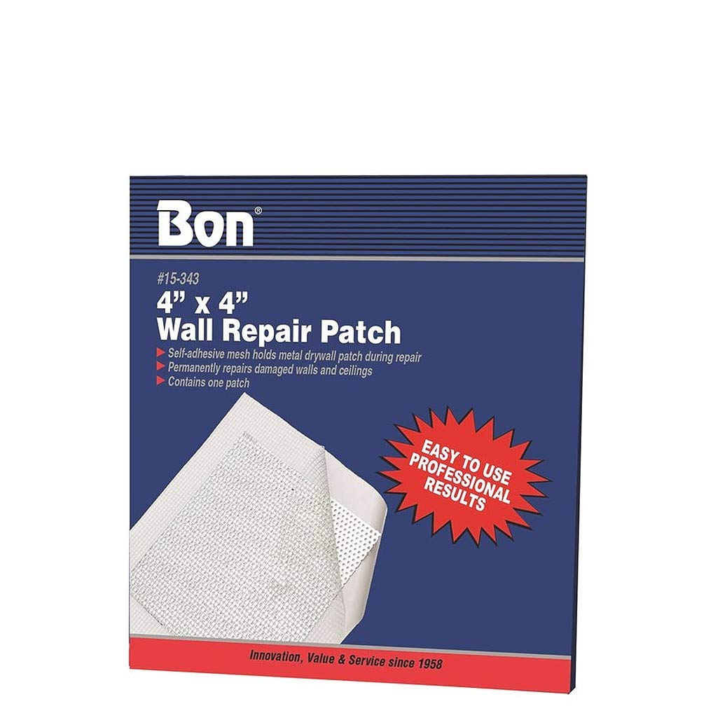 Bon 15-345 8 x 8-inch Self Adhesive Wall Repair Patch (Pack of 1)