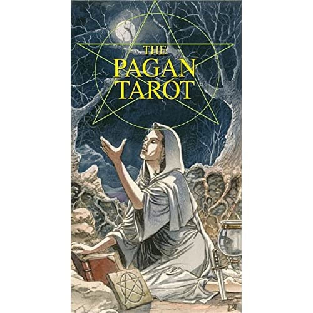 Multicolor Pagan Tarot Cards - 12.3cm x 7cm (78 Card Deck) - Premium Card Pack - Enhance Spiritual Connection & Unlock Mysteries - Great for Spiritual Activity