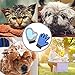 Pet Grooming Glove - Pet Glove Massage Magic Hair Remover - Perfect for Dogs & Cats with Long & Short Fur - Set of 2