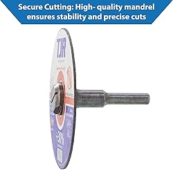 TJR© Mounting Mandrel for Cut-Off Wheels