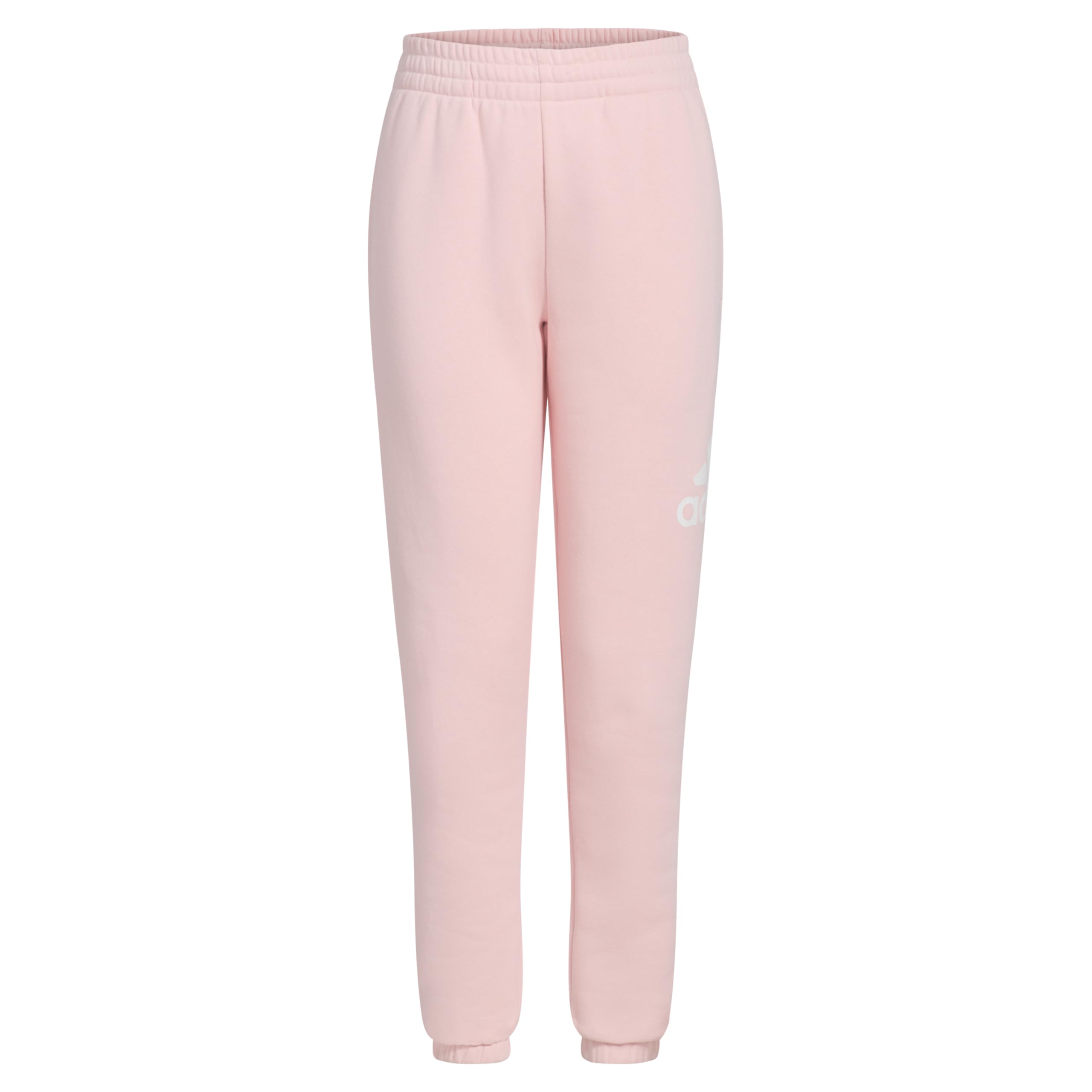adidas Girls’ Essential Logo Joggers Sweatpants, Sandy Pink