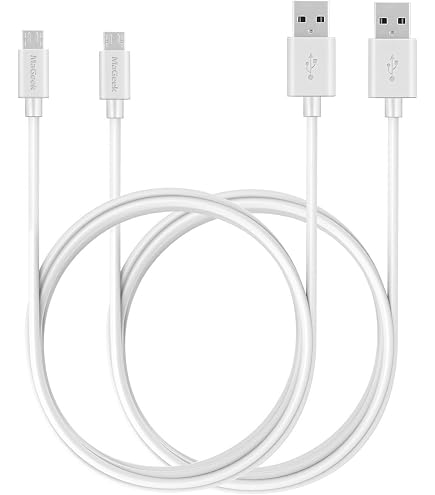 Micro USB 2.0 Cable 3 Feet 10 Pack Black GOWOS Type A Male/Micro-B Male Industri