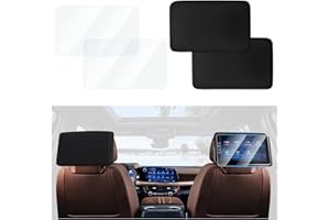 Karltys 2PC Screen Protector for 2021-2026 Chevy Tahoe/Suburban & GMC Yukon with Screen Protector Cover 12.6 Inch Rear Seat M
