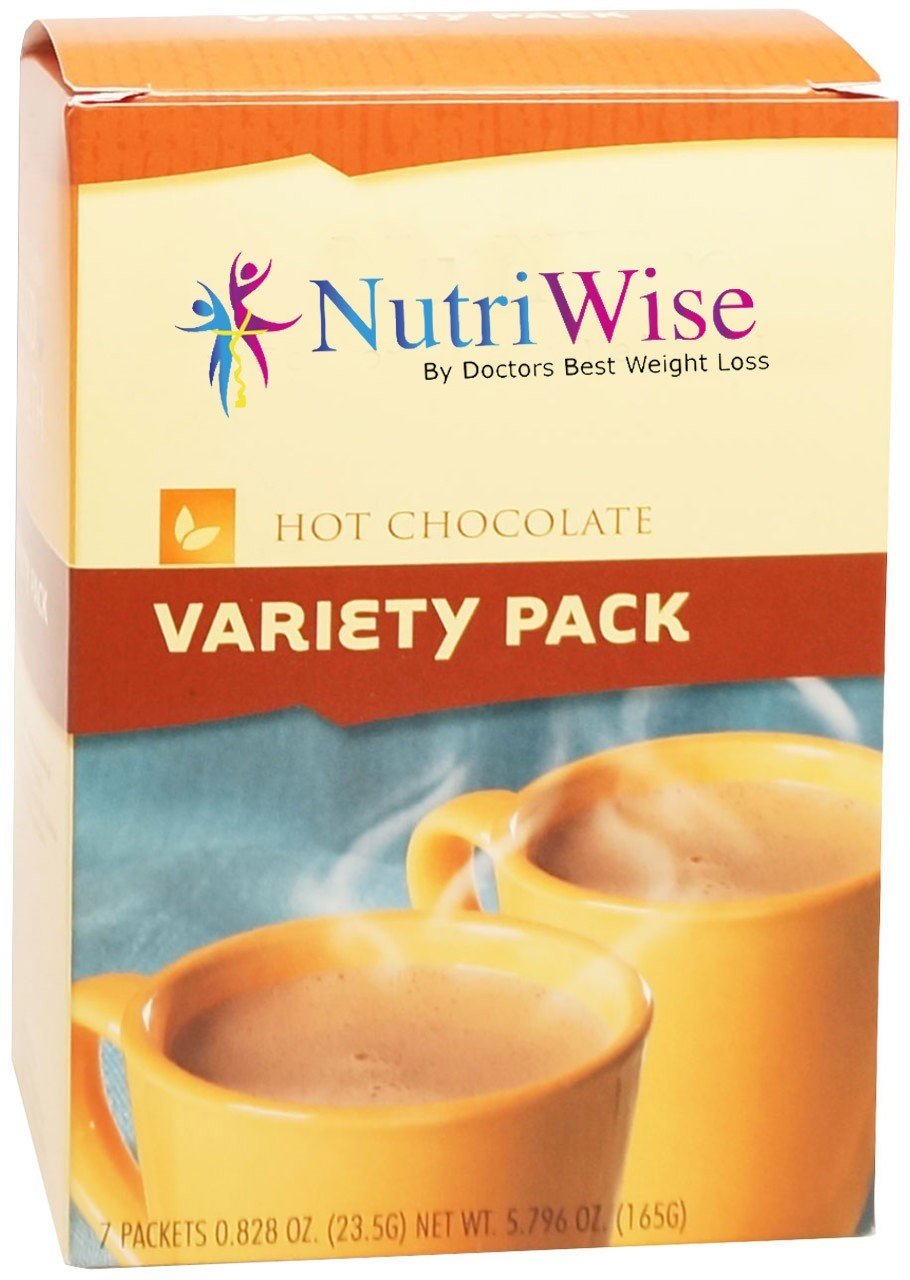 NutriWise Cinnamon Hot Chocolate Protein Drink (7 packets