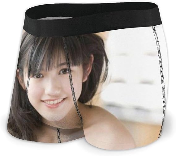 Amazon Co Jp ボクサーパンツ 渡辺麻友 わたなべ まゆ メンズ 下着 男性用 パンツ ブリーフ 四角 ボクサーブリーフ 水泳パンツ 立体構造 漫画のプリント 通気性 抗菌性 速乾性 ストレッチ 快適 服 ファッション小物