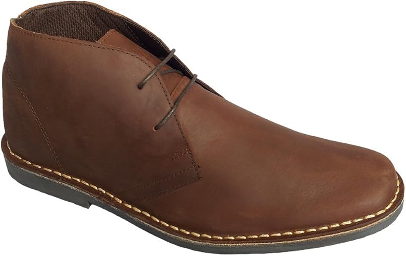 mens brown desert boots uk