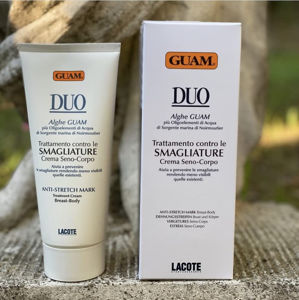 Guam SEAWEED DUO Stretch Marks Remover for Breast and Body | Pregnancy Stretch Mark Prevention - Maternity Lotion for Keloid Removal - Strech Mark Gone For Women - 200 ML Beauty