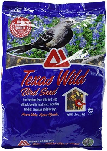TMF 100% Premium Quality Texas Wild Bird Seed , 5 lb