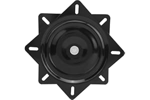 Saluaqui 5 Inch Boat Boat Sea 7in Stainless Steel 360 Degree Rotating Base Mount Plate for Marine High Strength Coated