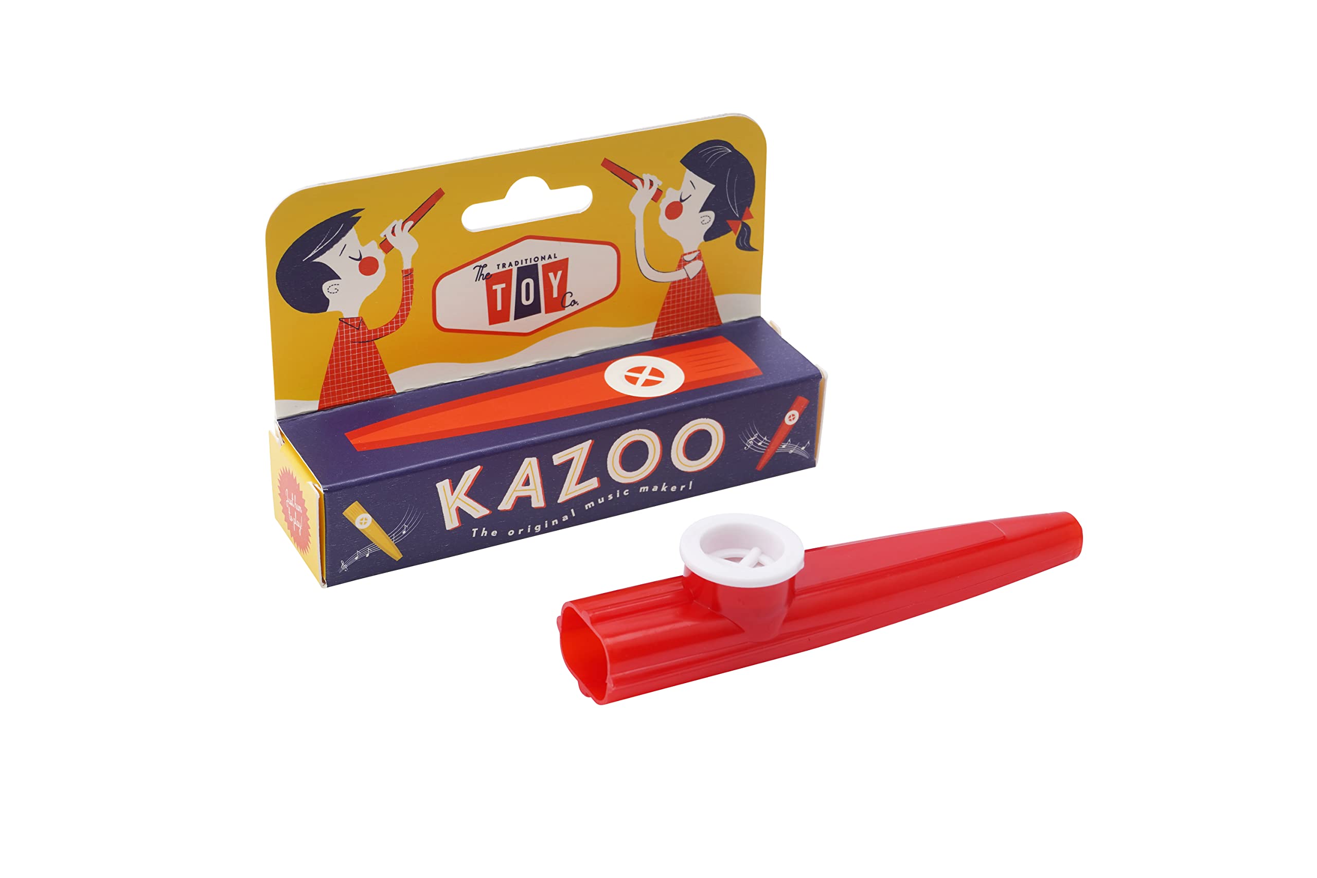 CGB Giftware | Kazoo | Musical Instrument | Classic Toy Retro | Gift Box | Red | Traditional Toy Co. Range | GB06206