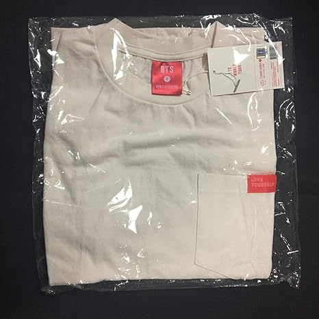 Amazon Co Jp Bts 防弾少年団 公式 グッズ ワールドツアー Love Yourself Tシャツ Mサイズ ホワイト ラスト1点 Hobby