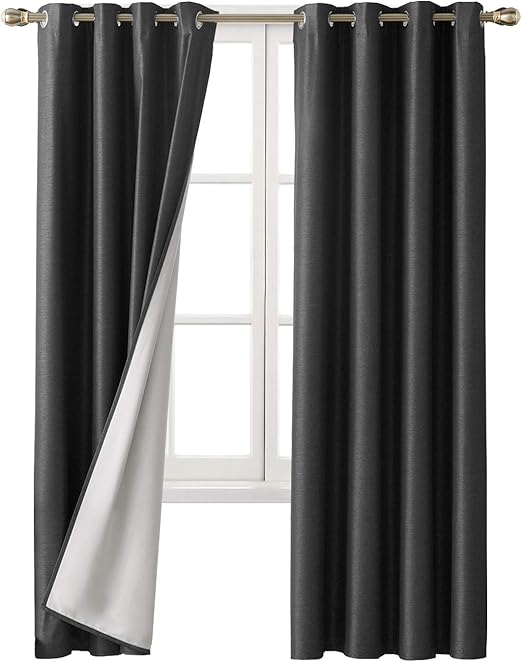 Amazon Com Deconovo Grommet Top Blackout Curtain Panels Thermal