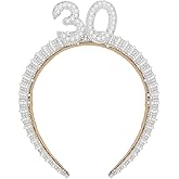 ANBALA 30th Birthday Rhinestone Headband,30th Birthday Decorations & Gift for Her