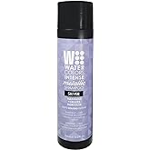 Watercolors INTENSE METALLIC Semi Permanet Color Depositing Shampoo-Sulfate & Paraben Free to Maintain & Enhance Hair Color 8 fl oz - SILVER