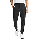 Soothfeel Men's Golf Joggers Pants with 5 Pockets Slim Fit Stretch Sweatpants Running Travel Dress Work Pants for Men
